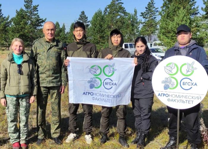 Студенты Бурятской ГСХА помогают восстанавливать леса Бурятии