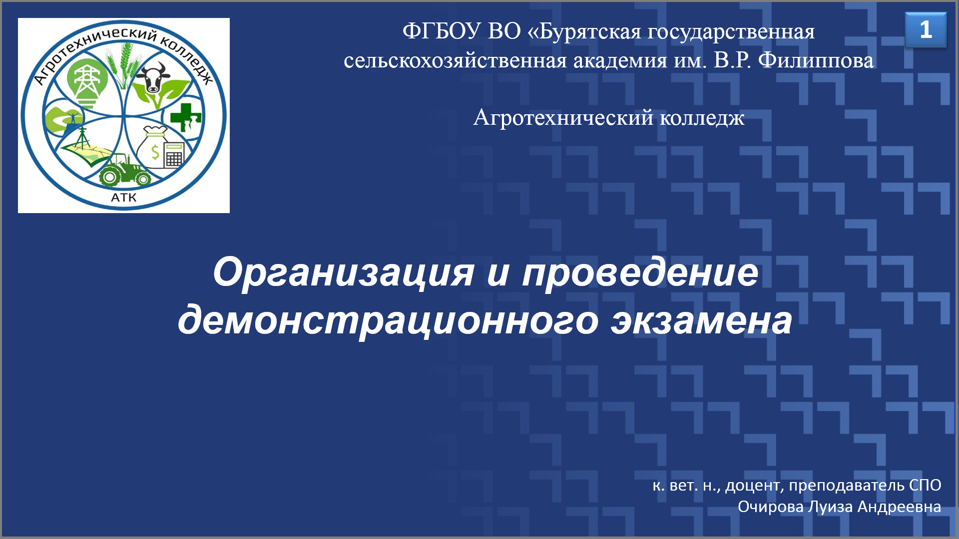 Методический семинар «Организация и проведение демонстрационного экзамена»